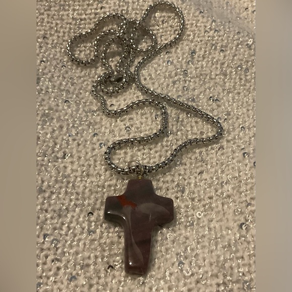 Agate Gemstone Cross - Picture 3 of 6